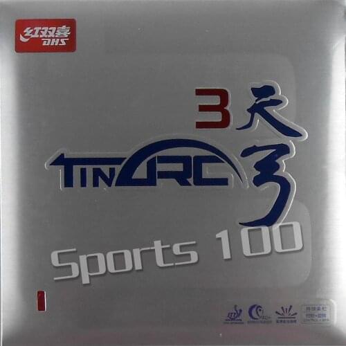 DHS TinArc3 TinArc 3 Pips-in Table Tennis Ping Pong Rubber With Sponge