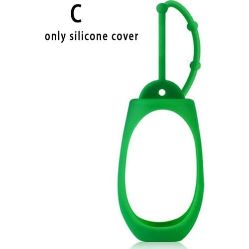 50ml Travel Portable Hand Sanitizer Holder Gel Moisturizing Liquid Cover No Clean Antibacterial Hand Sanitizer Silicone Holder
