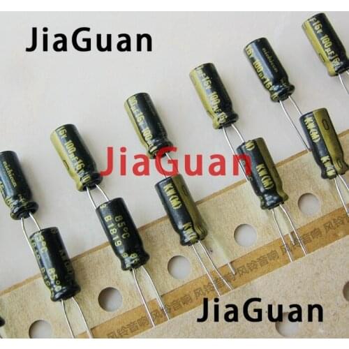 20pcs NICHICON KW 16V100UF 5X11MM audio electrolytic capacitor 100uF/16v kw 85 degrees FW upgrade version 100uf 16v