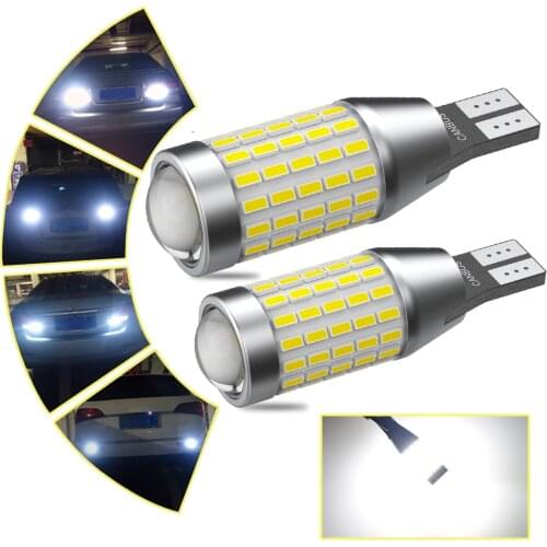 2X W16W LED Canbus T15 Backup Reverse Light Error Free Reverse Lamp For Volkswagen VW CC GTI Passat B7 Tiguan Sharan Scirocco