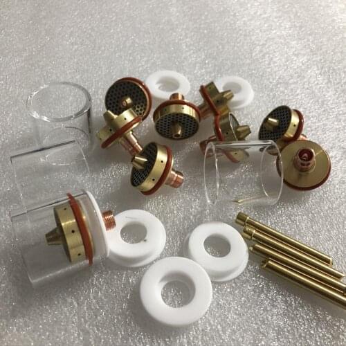 GSPLD TIG Welding Torch Stubby Gas Lens Glass Pyrex Cup Kit For TIG GUN TIG WELDING GUN WP17 18 26