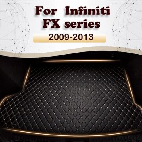 Car trunk mat for Infiniti FX series SUV 2009 2010 2011 2012 2013 Cargo Liner Carpet Interior Parts Accessories Cover