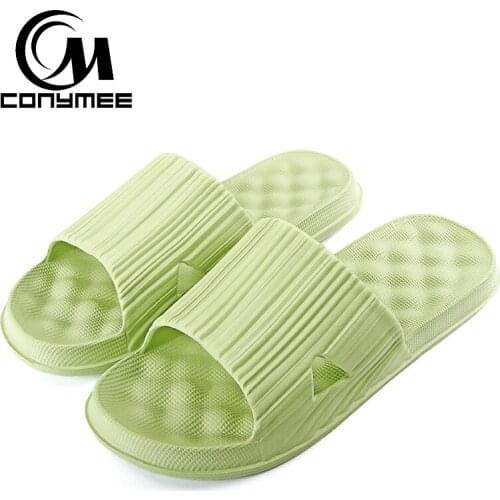 CONYMEE Summer Sandalias Mujer Shoes 2018 Men Women Beach Sandals Flip Flops Couples Indoor Home Slipper Massage Slippers Shoe
