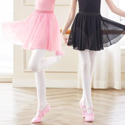 Summer Kids Elastic Waist Chiffon Skirt Swimsuit Bottom cover Children Girls Ballet Dance Tulle Skirt Discount