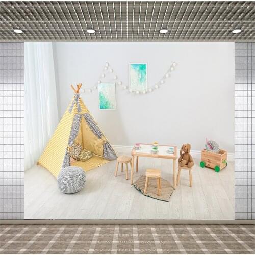 Lyavshi Children room yellow tent Baby shower Photography Photographic Backgrounds Party Photography Backdrops For Photo Studio