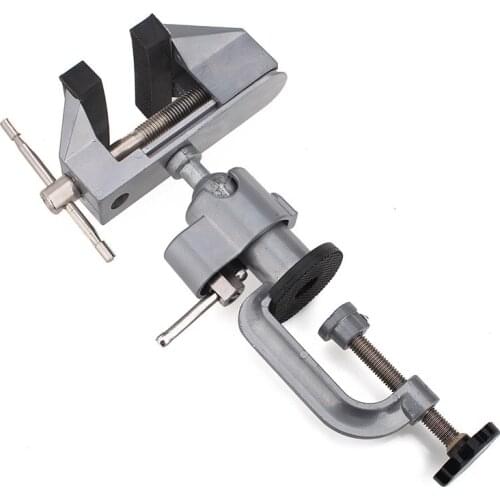 Table vise Bench Clamp Vises Grinder Holder Drill Stand for Rotary Tool,Craft,Model Building,Electronics,Hobby