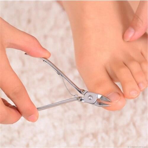 Stainless Steel Dead Skin Cuticle Scissors for Finger & Toe Nipper Trimming Nail Clipper Cutter Scissor Manicure Tool TSLM1