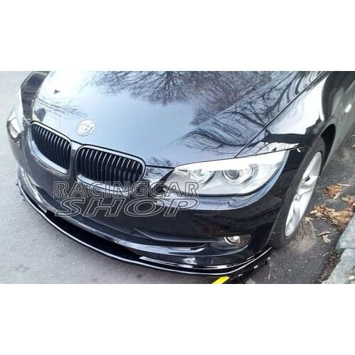 Real Carbon Fiber front spoiler for BMW 3-SERIES E87 E81 LCI FRONT NORMAL BUMPER 2010-2013 B155
