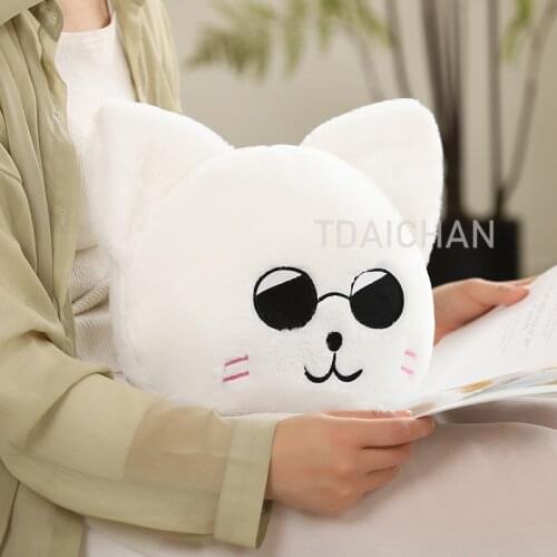 Anime Jujutsu Kaisen Gojo Satoru Plush Cat Dango Keyrings School Bag Pendant Mini Plush Dolls Cosplay Keychain Toys Pillow Cute