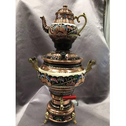 Handmade Traditional Copper samovar electric-real copper urn-handmade copper teapot Superior Quality