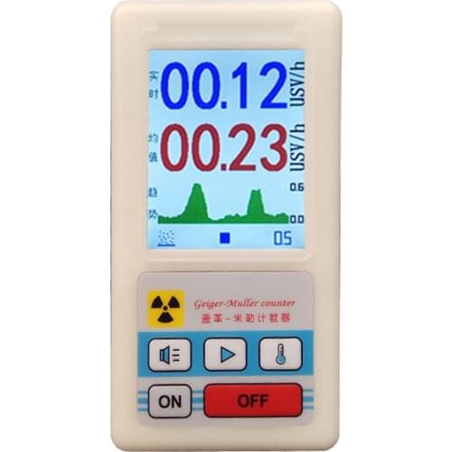 Geiger Counter Nuclear Radiation Detector Dosimeters Marble Tester With Display Screen Radiation Dosimeter Geiger Counters