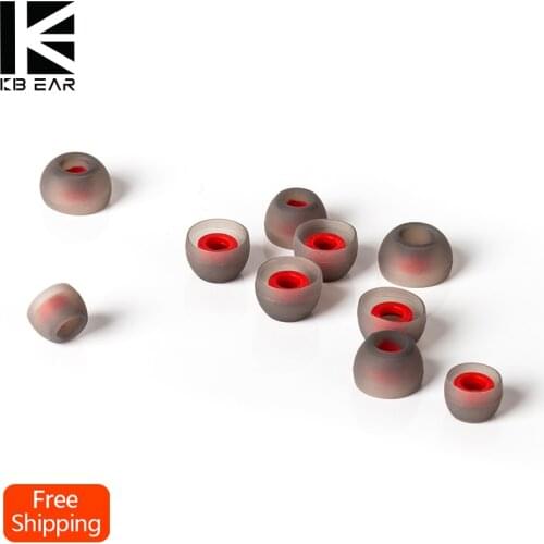 AK 3 Pairs(6pcs) L M S In Ear Tips Earbuds Headphone Silicone Eartips/Ear Sleeve/Ear Tips/Earbuds For KZ IE80 Earphone