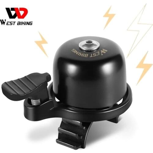 WEST BIKING Mini Bicycle Bell Road Bike Horn Retro Ring Handlebar Safety Warning Alarm Bell Cycling Accessories