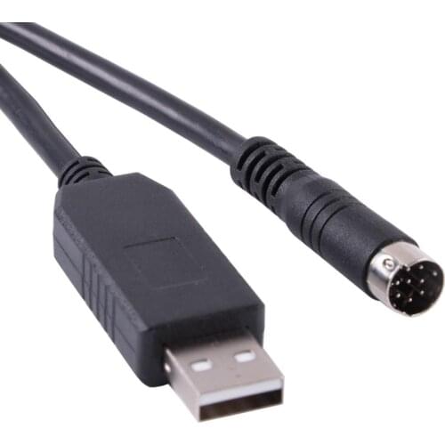 Yaesu CT-62 Programming Cable FT232RL TTL Serial 8 Din Port Compatible for FT-100 FT817 FT-857 FT-897 FT8-817ND FT-857D FT897D