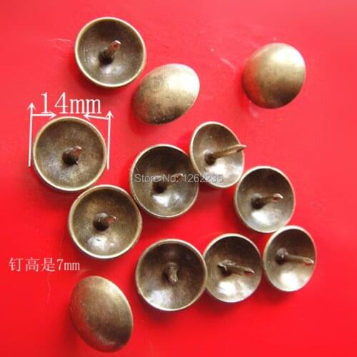 14mm Antique Nails Furniture Hardware Nails Antique door tack Antique sofa Cats Nails Wholesale Delivery