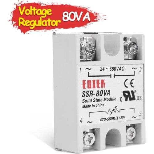 80VA Single Phase Solid State Relay Volt Regulator Shift Module Voltage Regulator Fully Isolated SSR Resistance