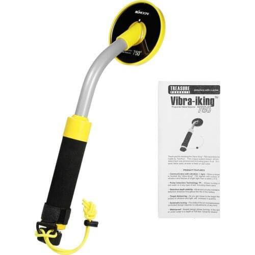 98ft Waterproof Metal Detector Pulse Induction Pinpointer Treasure Gold Hunting Unearthing Tool LED Light & Vibration +Holster