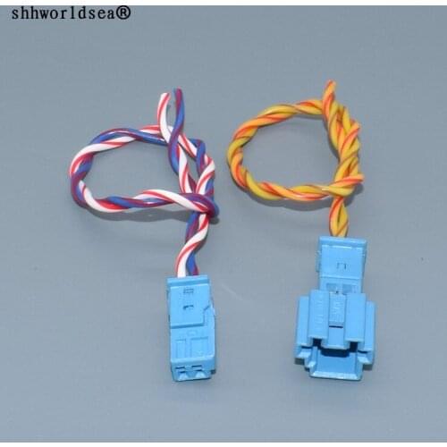 Worldgolden 2p Auto connector,Car Speaker plug,Auto stereo plug,Car electric connector for BMW car 8-1452577-A/9-968554-1A