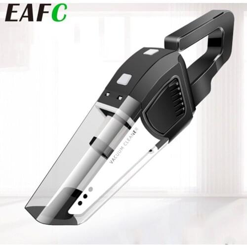 Wireless/Wired Car Vacuum Cleaner 120W Handheld USB Wet Dry Dual-Use Portable Vacuums Cleaner For Home Auto Car Cleaning