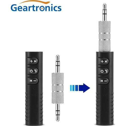 3.5mm jack Bluetooth Car Kit Hands free Music Audio Receiver Adapter Universal Auto AUX Kit for Speaker Headphone Car Stereo