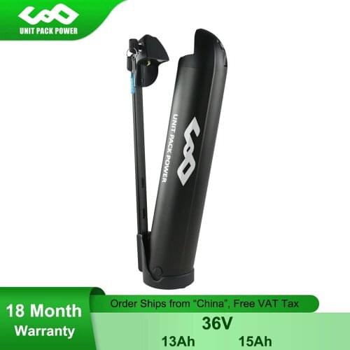 36V 15Ah 540Wh Water Bottle Electric Bicycle Side Open Battery for 500W 350W 250W Bafang BBS01 BBS02 TSDZ2 eBike Hub/Mid Motor