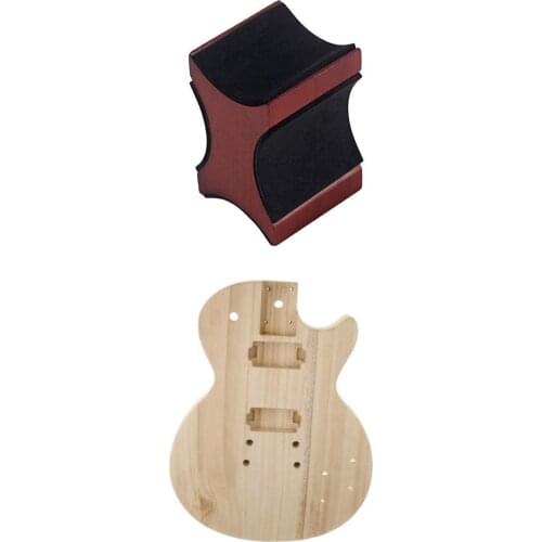 DIY Unfinished Guitar Body Polished Blank Maple Wood fits ST Electric Guitar
