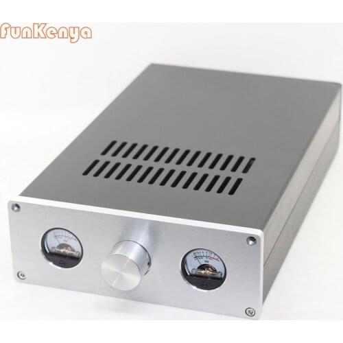 All Aluminum Decoder Chassis DIY Amplifier VU Metre Aluminum Case Size 194*311*68mm