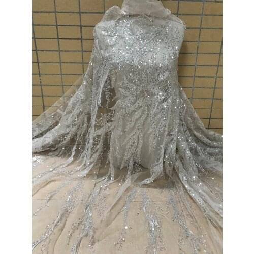 Pretty embroidery net lace faric SYJ-32689 with beautiful style African tulle net Lace Fabric rench Net Lace