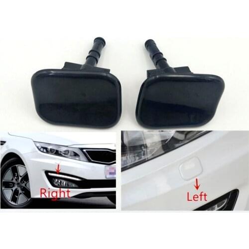 Cafoucs Headlight Washer Nozzle Cover Headlamp Water Spray Jet Cap For KIA K5 OPTIMA 2012-2014