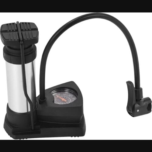 Mini Foot Tire Pump Portable High Pressure Bike Pump Electric Power Cart Pedals Tire Pump Bicycle Pump Mini Bike Pump