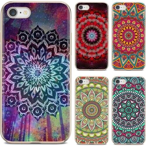 Soft Case Lace metallic Mandala Flower Paisley For Huawei Y6 Y5 2019 For Xiaomi Redmi Note 4 5 6 7 8 Pro Mi A1 A2 A3 6X 5X 7A
