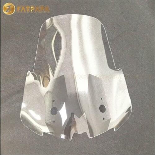 NEW Motorcycle Accessories Black and transparent Windshield For KAWASAKI Versys650 Versys1000 2015-2018 16 17 Versys 650 1000