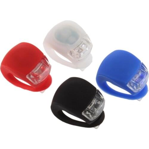 2pcs Fog Silicone Bike Bicycle Rear Tail Wheel LED Flash Light With Unique Design Best Gift for Friends