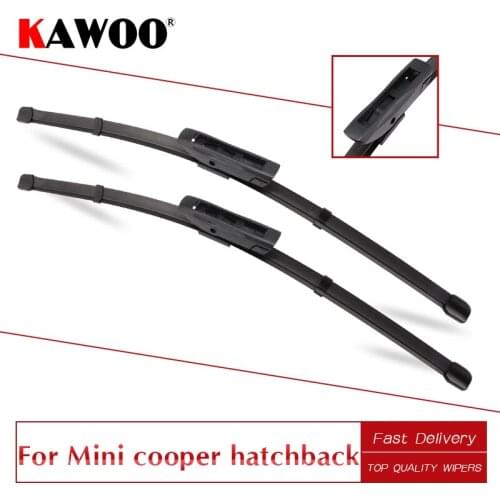 KAWOO For Mini Cooper Hatch R53 R56 F56 2004 2005 2006 2007 2008 2009 2010 2011 2012 2013 2014 2015 2016 2017 Car Wiper Blades