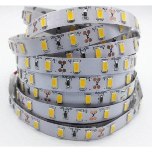 LED Strip light 5630 DC12V 5M 300led flexible 5730 bar light high brightness Non-waterproof indoor home decoration
