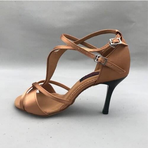 High Heel Latin Dance Shoes For women Salsa shoes pratice shoes comfortable shoes MS6252DTN Low heel available