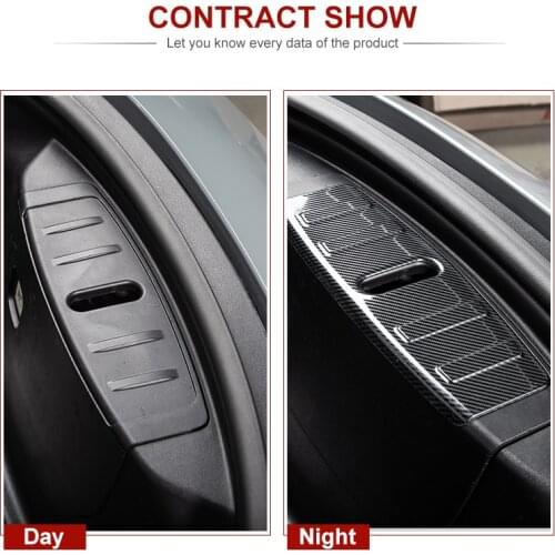 Vxvb New For Tesla Model 3 2021 Accessories Model3 Car Front Engine Trunk Box Luggage Bumper Panel Three Interior accessory