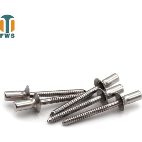 50PCS M4*(6-18) mm stainless steel countersunk head closed type Mandrel Blind Rivet Nail Pop Rivets for Furniture Car Aircraft