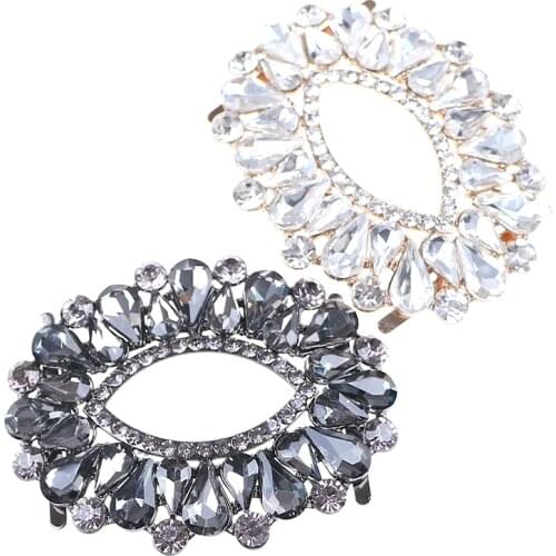 1 Pc Hot Selling Rhinestone Metal Shoes Buckle Women Elegant Bridal Shoe Clips Fashion Shoes Decor Accessories