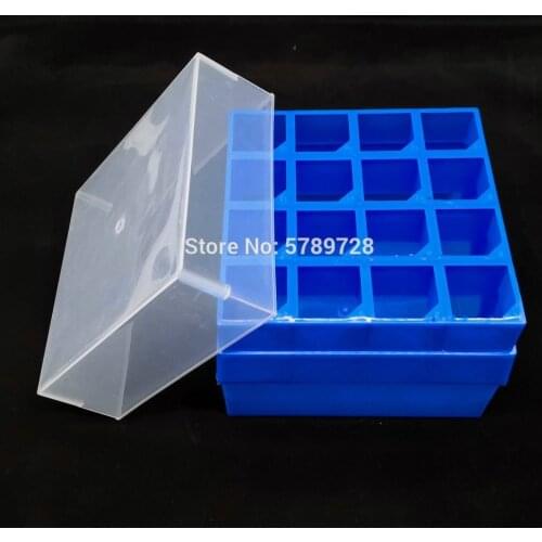 1piece Centrifugal tube box with 16 holes PCR tube Storage rack For storing 50ml centrifuge tubes Laboratory supplies
