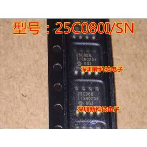 100% Original New 5pcs/lot 25C080 25C080-I/SN T SOP8 PIC