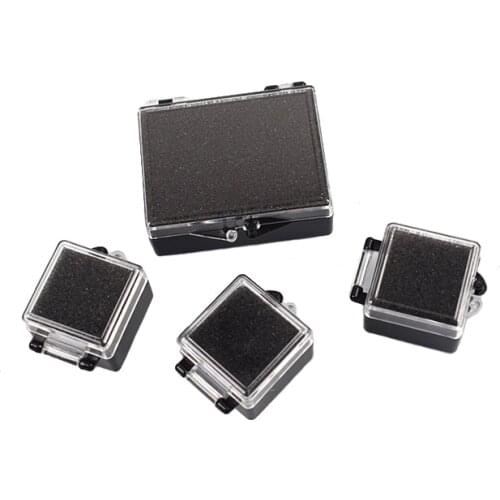 100pcs Denture Sponge Box Case Dental Appliance Organizer Container Storage Box for Crowns