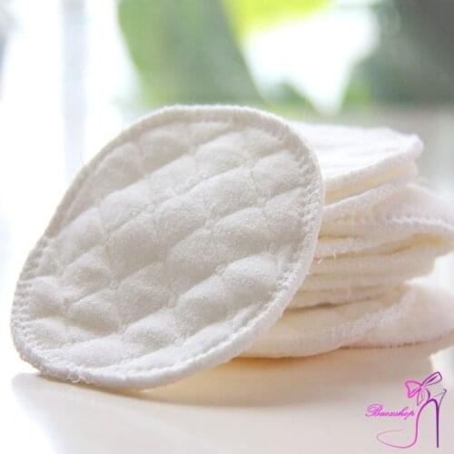 12 Pcs Reusable Breast Feeding Nursing Breast Pads Washable Soft Absorbent Baby Supplies