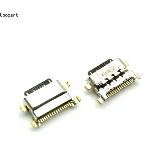 2pcs/lot Coopart USB Charging Port Dock Connector for Xiaomi 8 lite/ Redmi note 7 8 9 note7/8/9 top quality