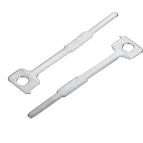 2pcs Part Removal Tool Set Portable Keys Release Durable Metal Silver Pins Practical Repair For Kenwood Car Radio