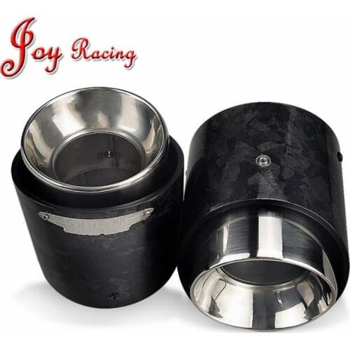 2PCS Top Quality New Forged Carbon fiber Exhaust Muffler Tips for MINI Cooper S F54/F55/F56/F57/F60/R55 R56