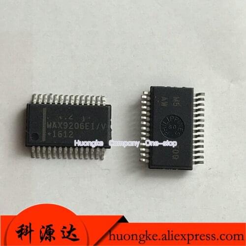 3PCS/LOT MAX9206EI/U+T SSOP28 MAX9206 10-Bit Bus LVDS Serializer Deserializer IC