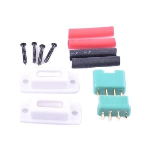 5 /10 Sets Gold plated MPX Multiplex Connectors 6 Pin MPX Plug with cover For RC LiPo Battery