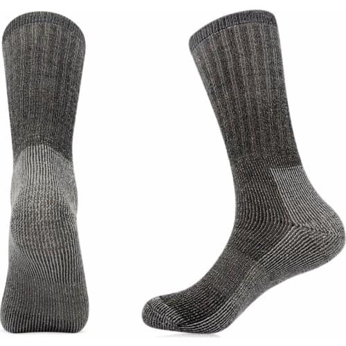 6 pairs/lot Vihir Men Cushioned Winter Thick Merino Wool Crew Sports Ski Socks Hiking Climbing Socks Cycling Running Socks