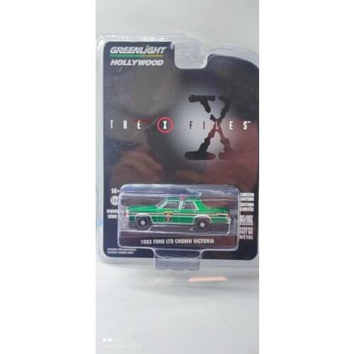 GreenLight 1:64 1983 Ford LTD Crown Victoria Green version Alloy toy cars Metal Diecast Model Vehicles For Children Boys gift